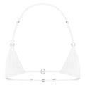 MAIN CHARACTER WHITE MICRO TRIANGLE BRALETTE